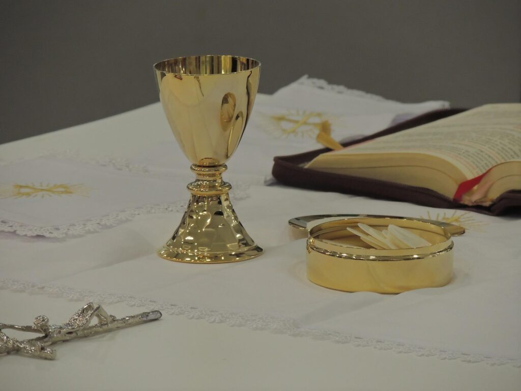 Chalice at the altar